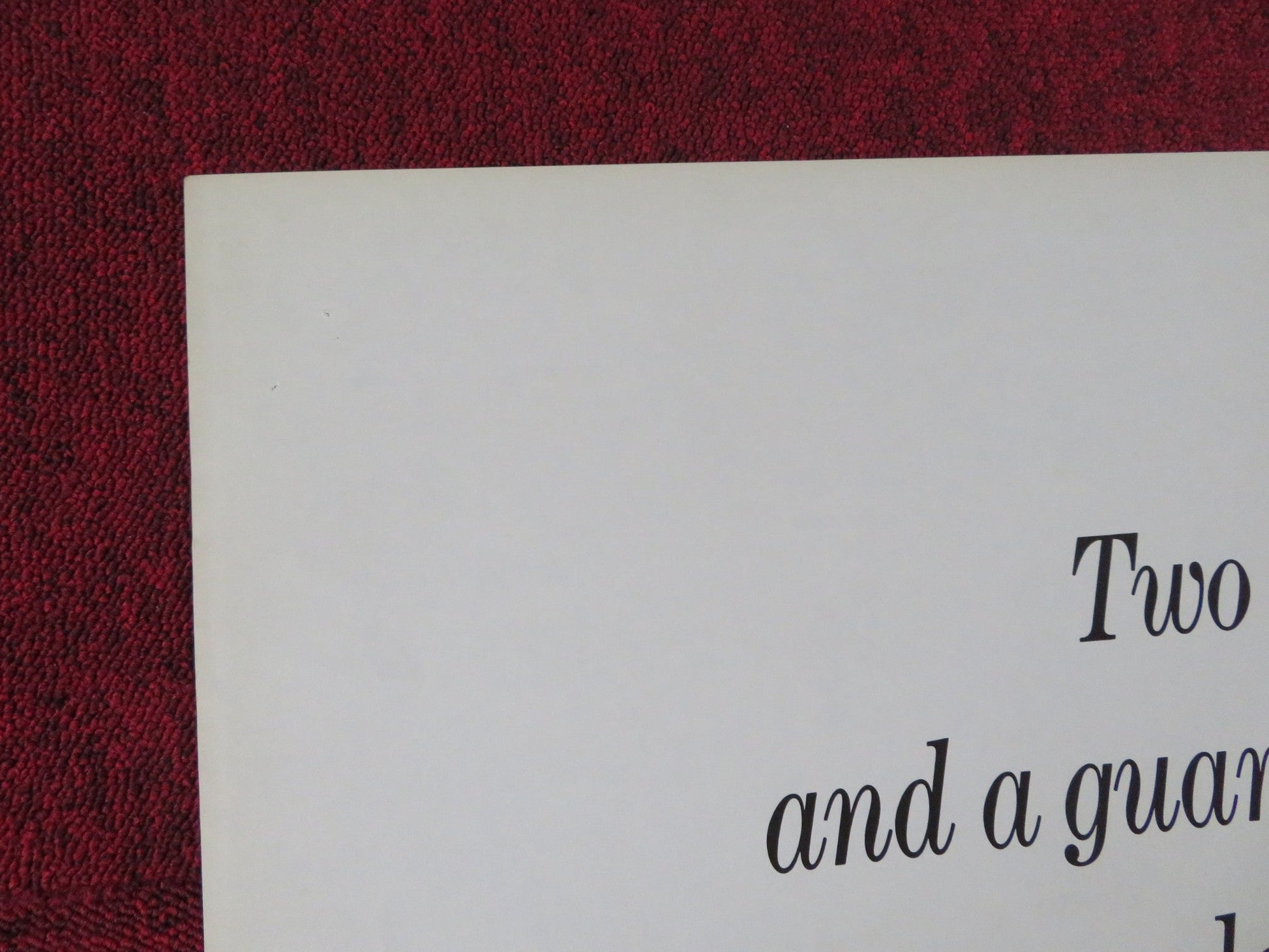 NAPOLEON AND SAMANTHA FOLDED US ONE SHEET POSTER DISNEY MICHAEL DOUGLAS 1972 Rendezvous Cinema Movie posters