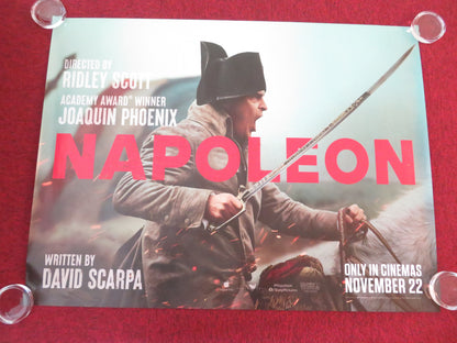 Napoleon UK Quad Rolled Poster Joaquin Phoenix Vanessa Kirby 2023 Movie posters