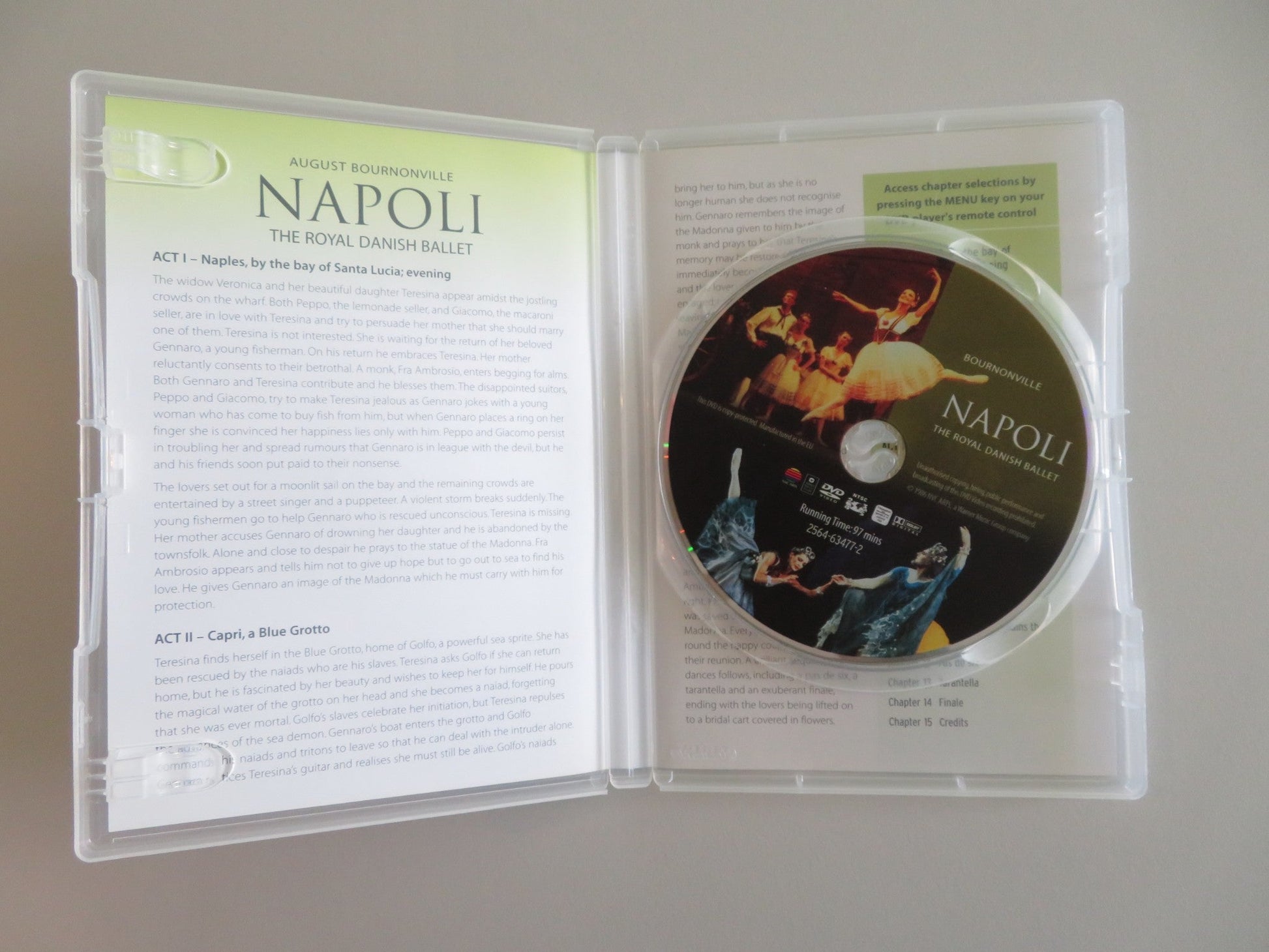 NAPOLI - THE ROYAL DANISH BALLET (DVD) LINDA HINDBERG 1986 REGION 2, 3, 4, 5 Rendezvous Cinema Movie posters