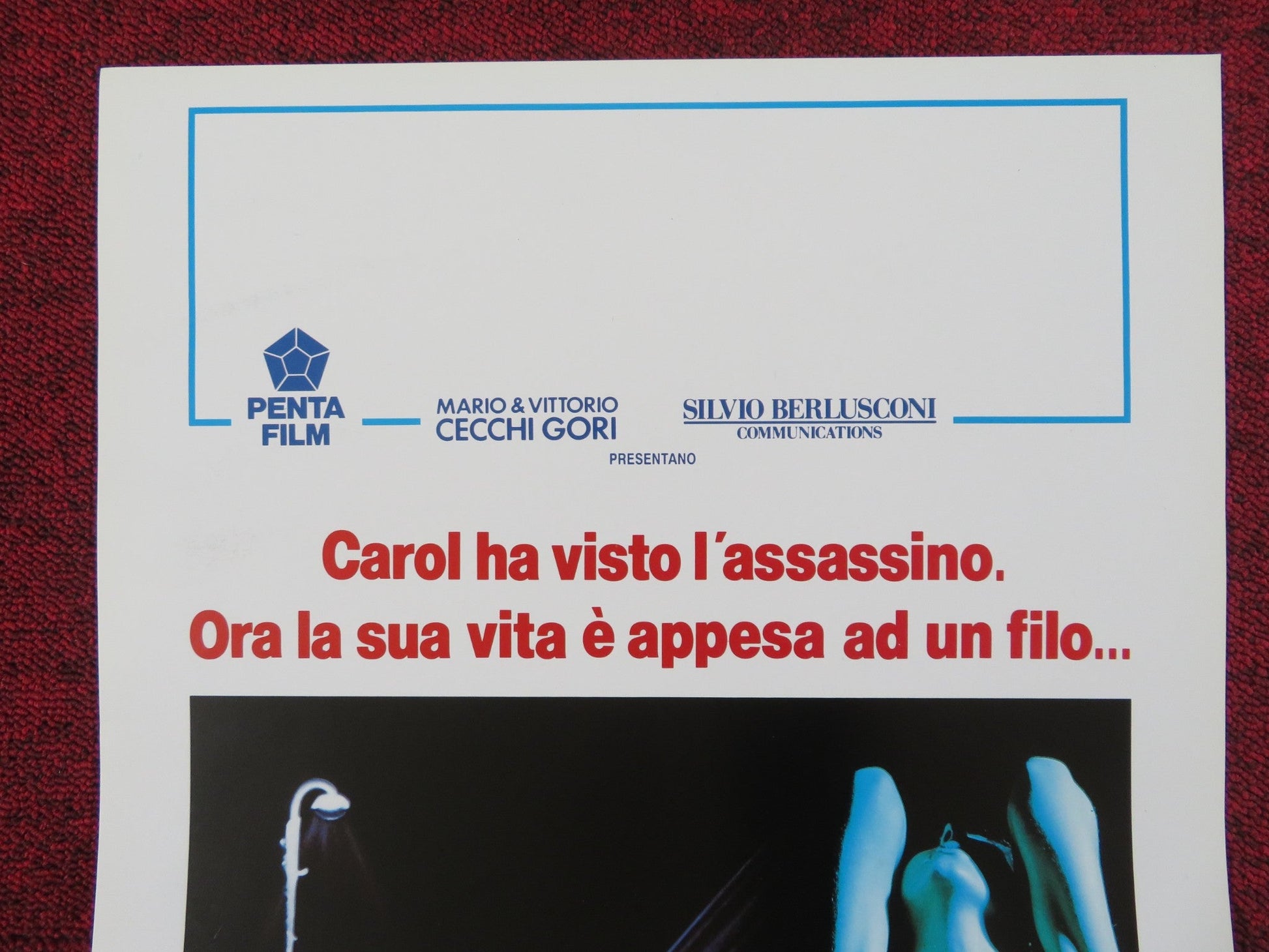 NARROW MARGIN ITALIAN LOCANDINA POSTER GENE HACKMAN ANN ARCHER 1990 Rendezvous Cinema Movie posters