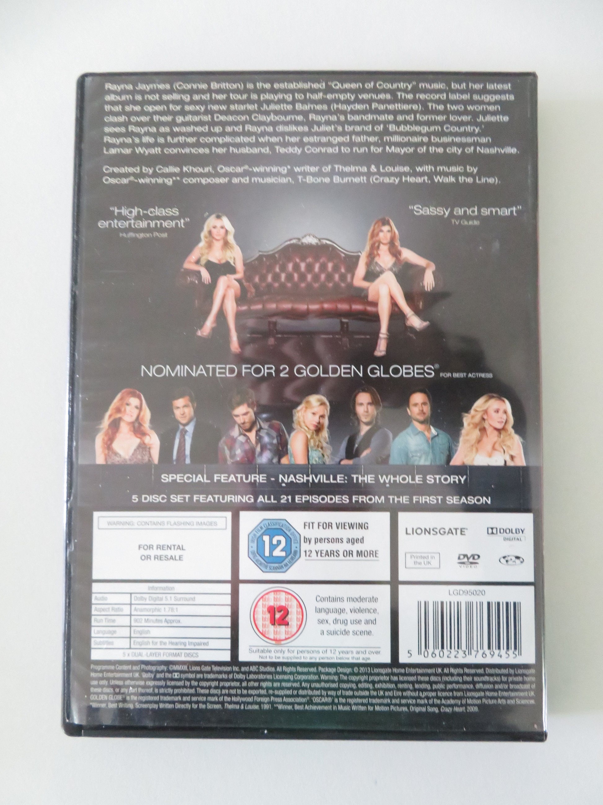 Nashville - Season One (DVD) Hayden Panettiere Clare Bowen 2012 Region 2 Movie posters
