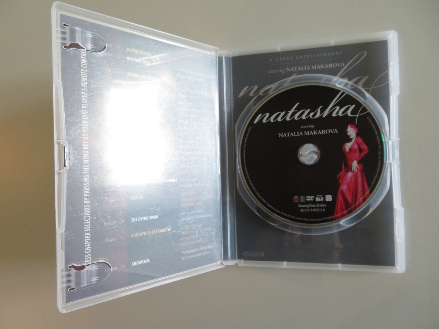 NATALIA MAKAROVA - NATASHA (DVD) ANTHONY DOWELL DENYS GANIO 2007 REGION 2,3,4,5 Rendezvous Cinema Movie posters