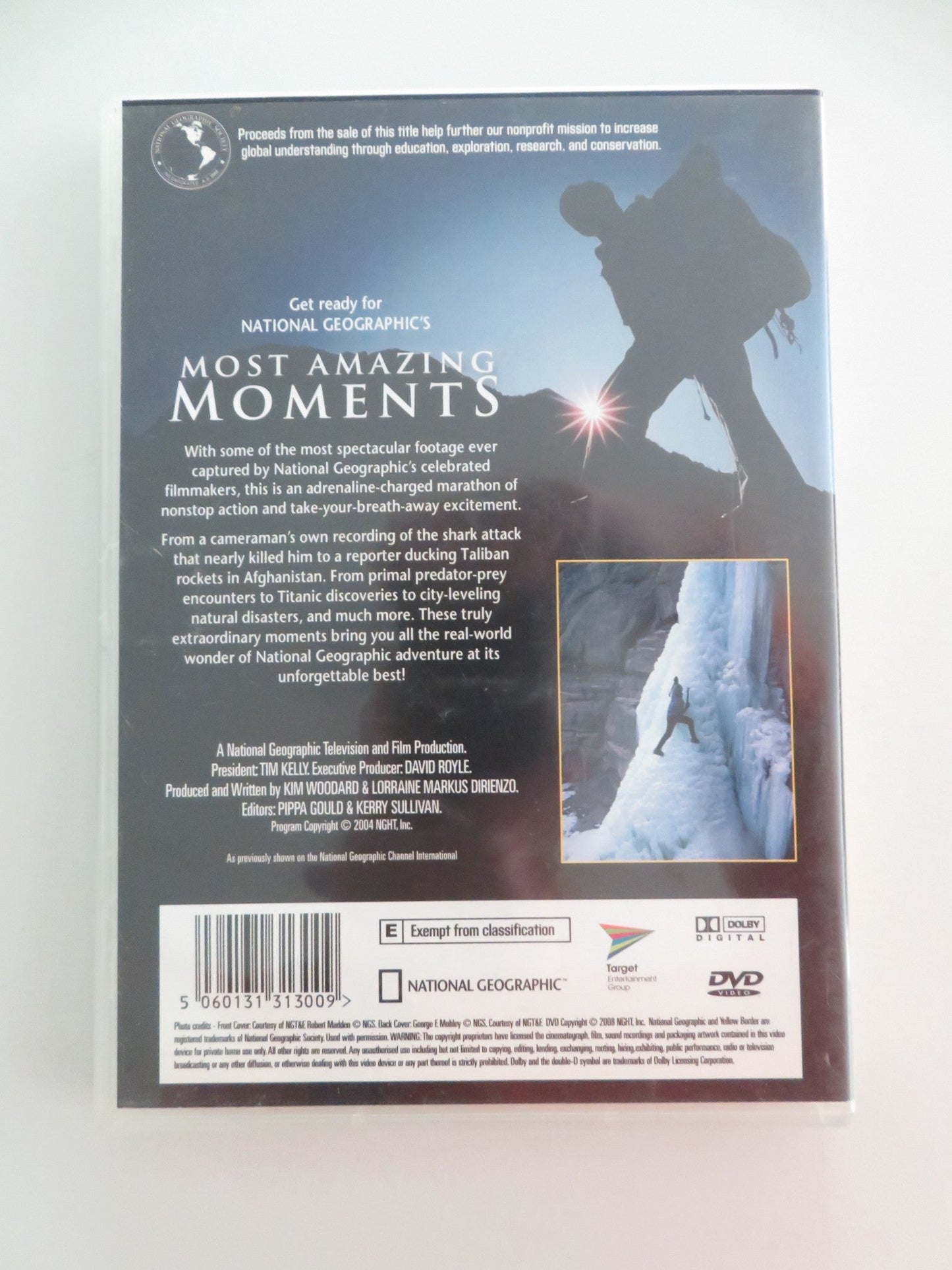 NATIONAL GEOGRAPHIC - MOST AMAZING MOMENTS (DVD) R. D.WASSERMAN 2009 - Rendezvous Cinema