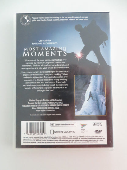 NATIONAL GEOGRAPHIC - MOST AMAZING MOMENTS (DVD) R. D.WASSERMAN 2009 - Rendezvous Cinema