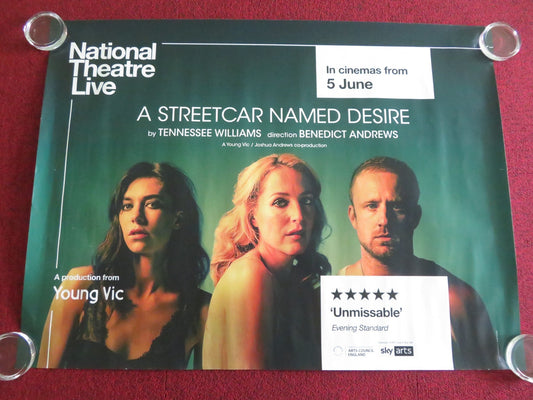 National Theatre Live: A Streetcar Named Desire UK QUAD ROLLED POSTER 2014 Movie posters