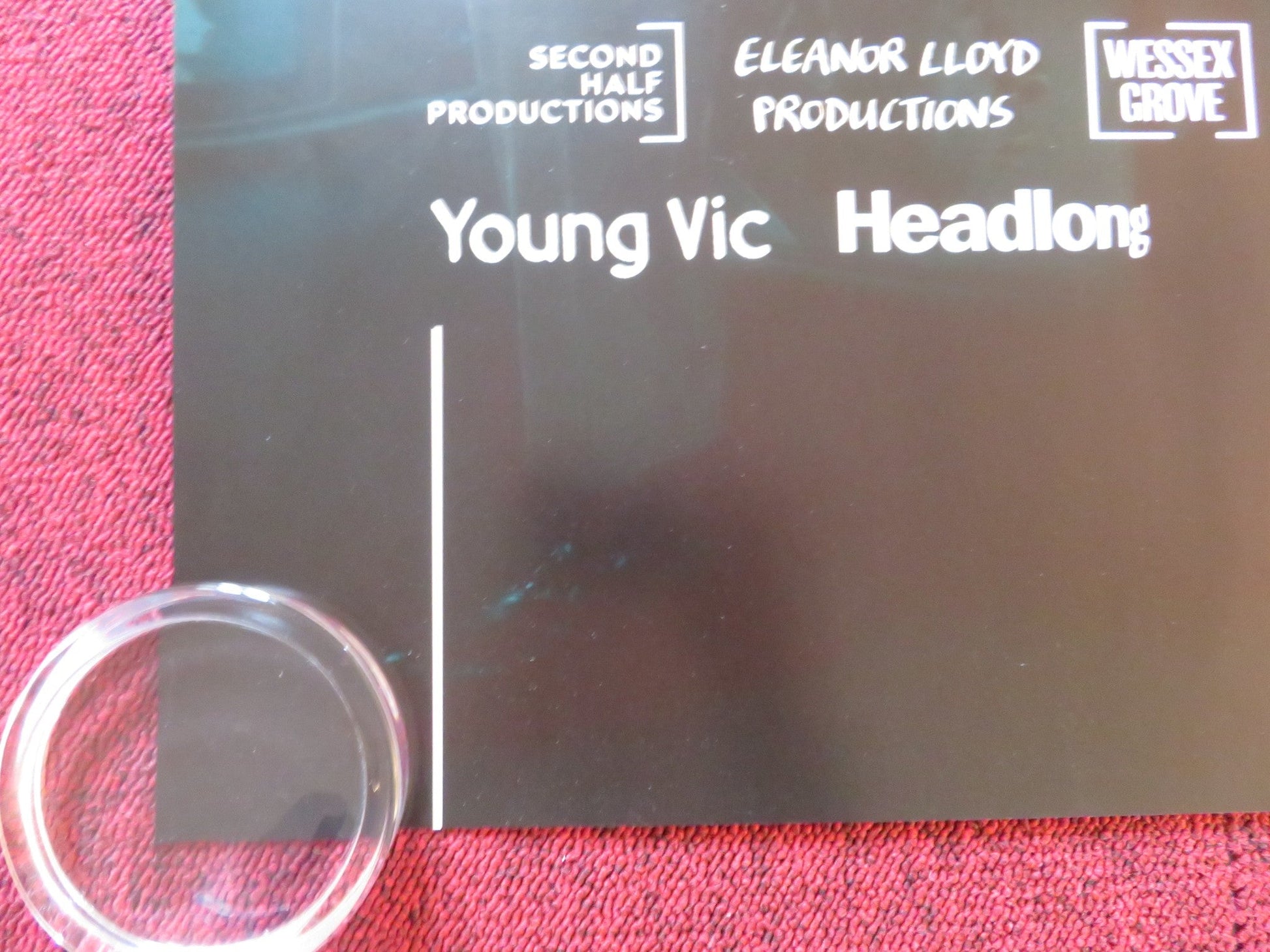 NATIONAL THEATRE LIVE: BEST OF ENEMIES UK QUAD ROLLED POSTER DAVID HAREWOOD 2023 Rendezvous Cinema Movie posters