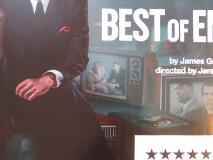 NATIONAL THEATRE LIVE: BEST OF ENEMIES UK QUAD ROLLED POSTER DAVID HAREWOOD 2023 Rendezvous Cinema Movie posters