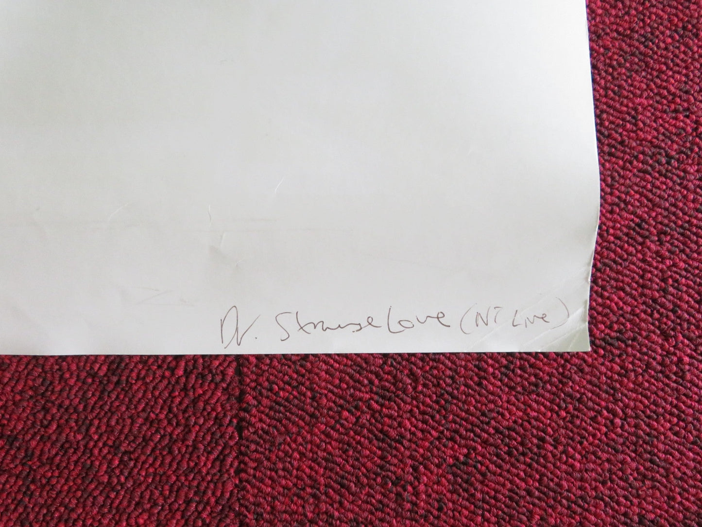 National Theatre Live: Dr. Strangelove UK QUAD ROLLED POSTER STEVE COOGAN 2025 Movie posters