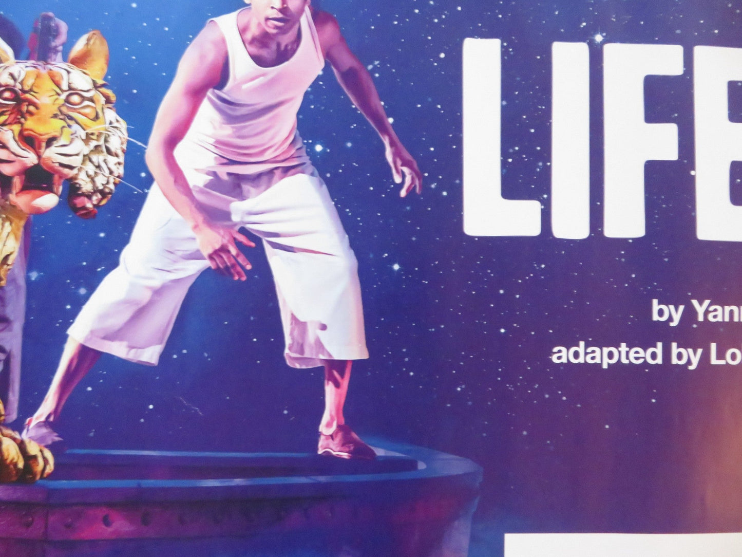 NATIONAL THEATRE LIVE: LIFE OF PI UK QUAD ROLLED POSTER HIRAN ABEYSEKERA 2023 Rendezvous Cinema Movie posters