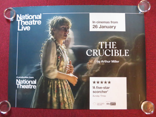 NATIONAL THEATRE LIVE: THE CRUCIBLE UK QUAD ROLLED POSTER BRENDAN COWELL 2023 Rendezvous Cinema Movie posters