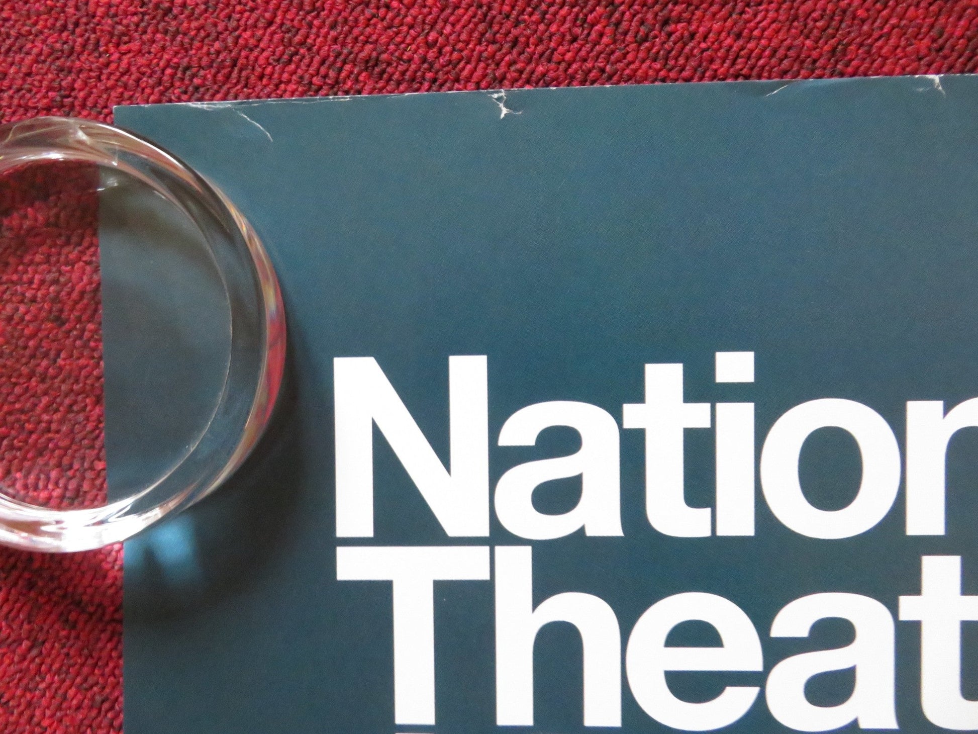 NATIONAL THEATRE LIVE: THE CRUCIBLE UK QUAD ROLLED POSTER BRENDAN COWELL 2023 Rendezvous Cinema Movie posters