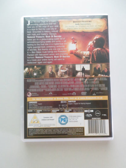 NATIONAL TREASURE: BOOK OF SECRETS (DVD) DISNEY NICOLAS CAGE 2007 REGION 2 Movie posters
