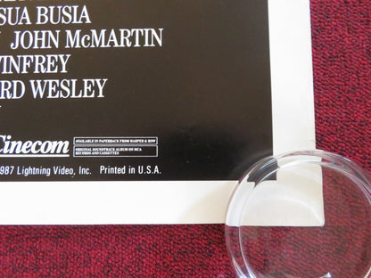 NATIVE SON US ONE SHEET ROLLED POSTER MATT DILLON ELIZABETH MCGOVERN 1987 Rendezvous Cinema Movie posters