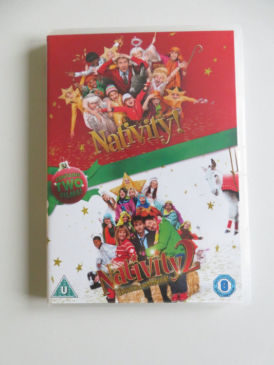 NATIVITY + NATIVITY 2: DANGER IN THE MANGER (DVD) MARTIN FREEMAN 2009 REGION 2 Movie posters