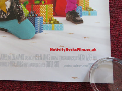 NATIVITY ROCKS! THIS AIN'T NO SILENT NIGHT UK QUAD ROLLED POSTER S.LIPKIN 2018 Rendezvous Cinema Movie posters