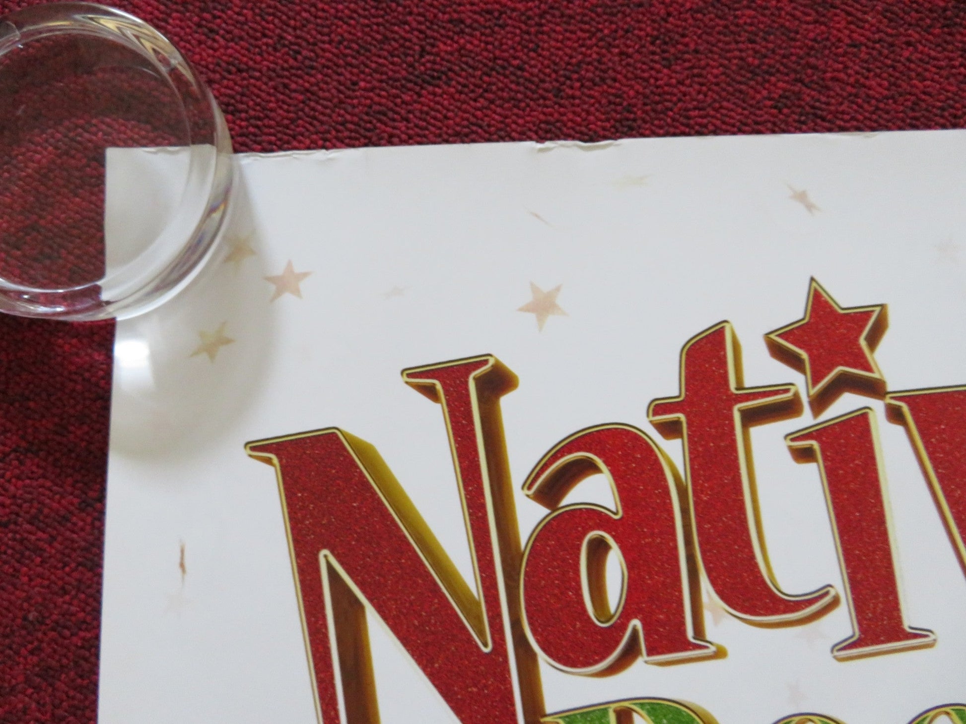 NATIVITY ROCKS! THIS AIN'T NO SILENT NIGHT UK QUAD ROLLED POSTER S.LIPKIN 2018 Rendezvous Cinema Movie posters