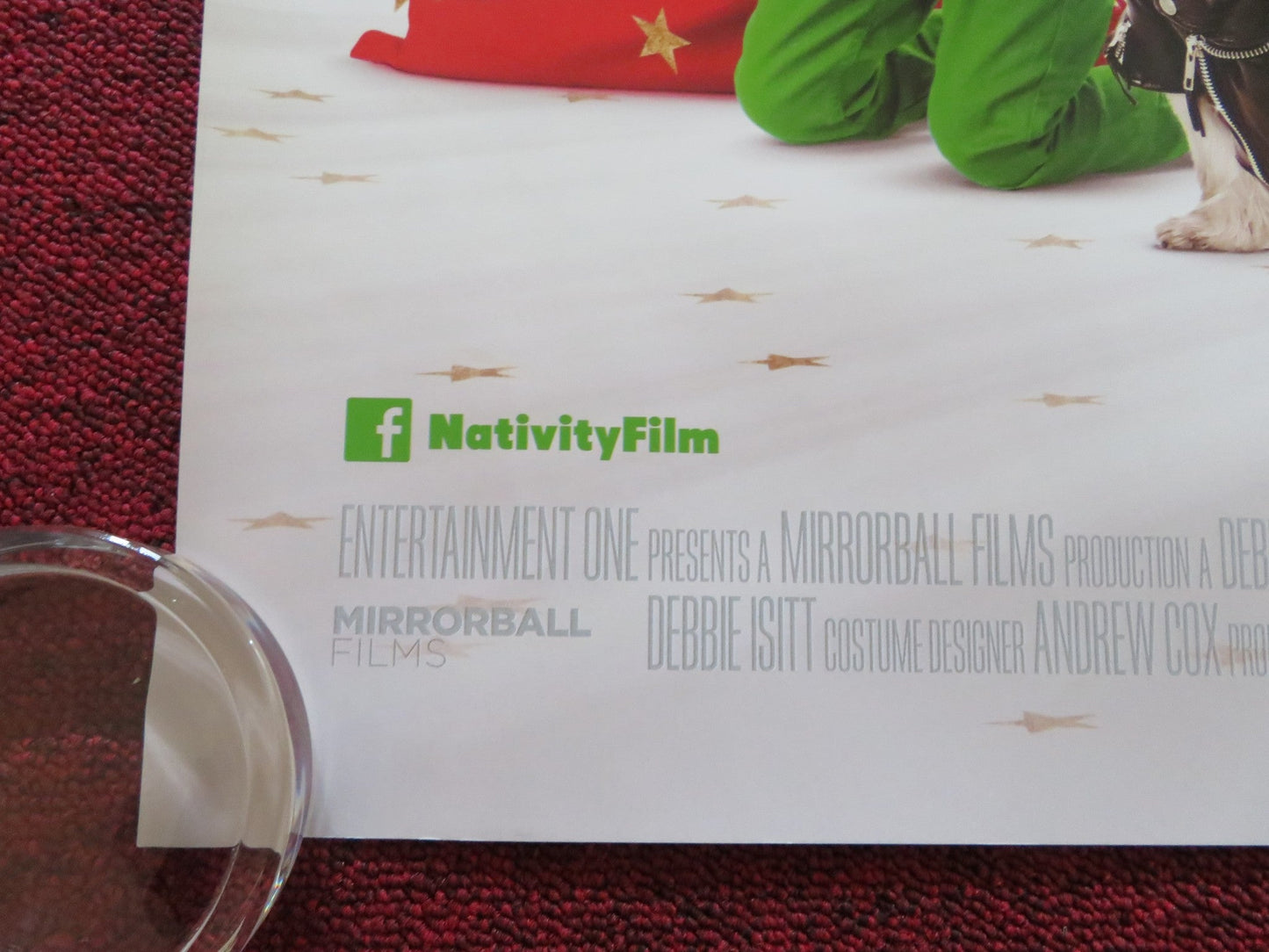 NATIVITY ROCKS! THIS AIN'T NO SILENT NIGHT UK QUAD ROLLED POSTER S.LIPKIN 2018 Rendezvous Cinema Movie posters