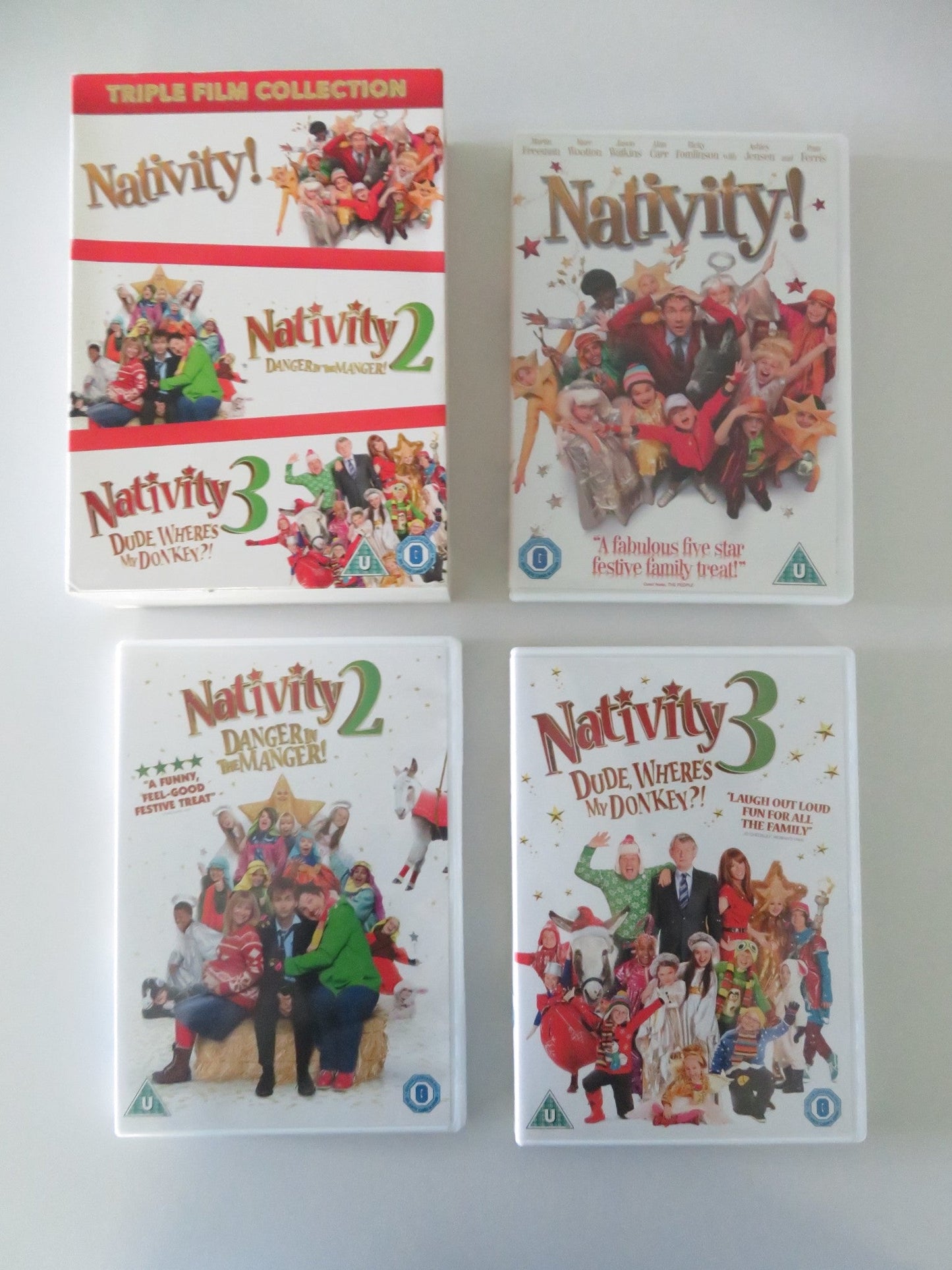Nativty!, Nativity 2 and Nativity 3 (DVD BoxSet) Martin Freeman 2009 Region 2 Movie posters