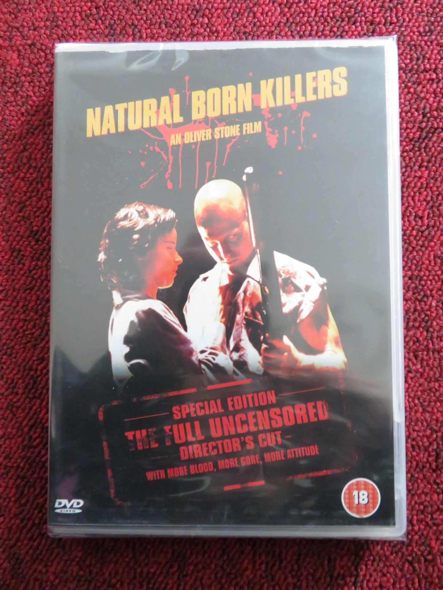 NATURAL BORN KILLERS DIRECTORS CUT (DVD) OLIVER STONE HARRELSON LEWIS REGION 2 Rendezvous Cinema Movie posters