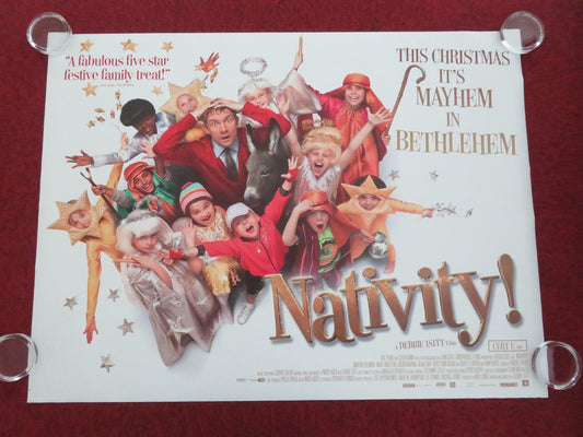 NATVITY! UK QUAD ROLLED POSTER MARTIN FREEMAN MARC WOOTTON 2009 - Rendezvous Cinema