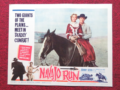 NAVAJO RUN US LOBBY CARD FULL SET JOHNNY SEVEN WARREN KEMMERLING 1964 Rendezvous Cinema Movie posters