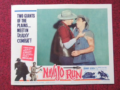 NAVAJO RUN US LOBBY CARD FULL SET JOHNNY SEVEN WARREN KEMMERLING 1964 Rendezvous Cinema Movie posters