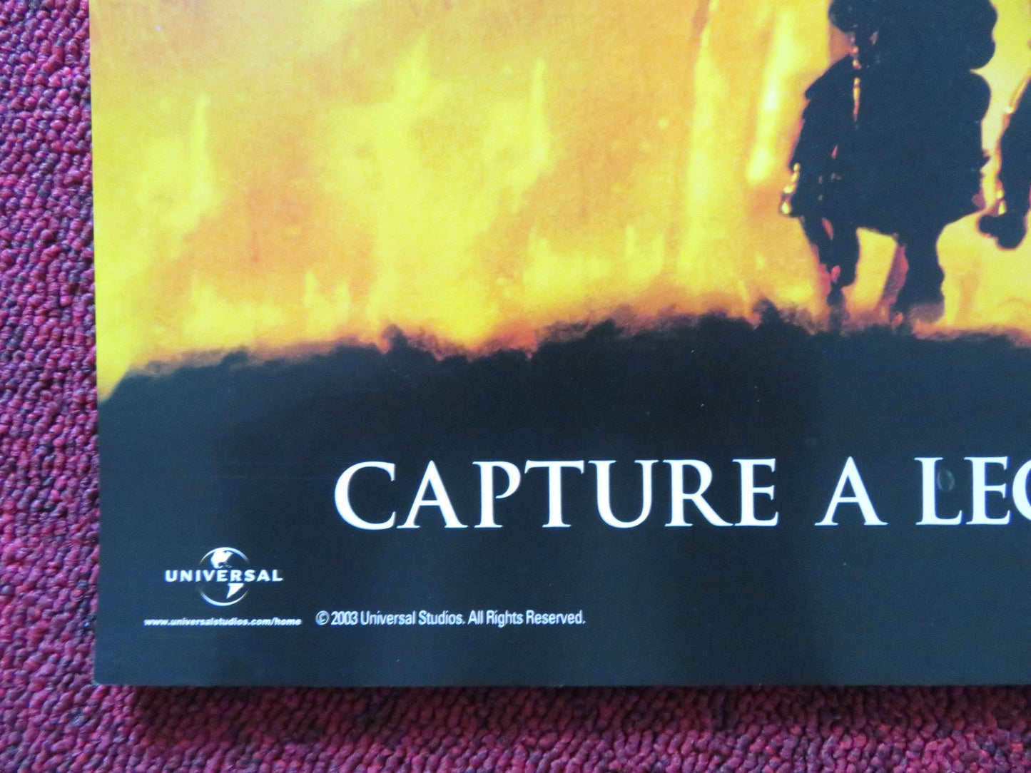 NED KELLY DVD & VHS VIDEO POSTER HEATH LEDGER ORLANDO BLOOM 2003 Rendezvous Cinema Movie posters