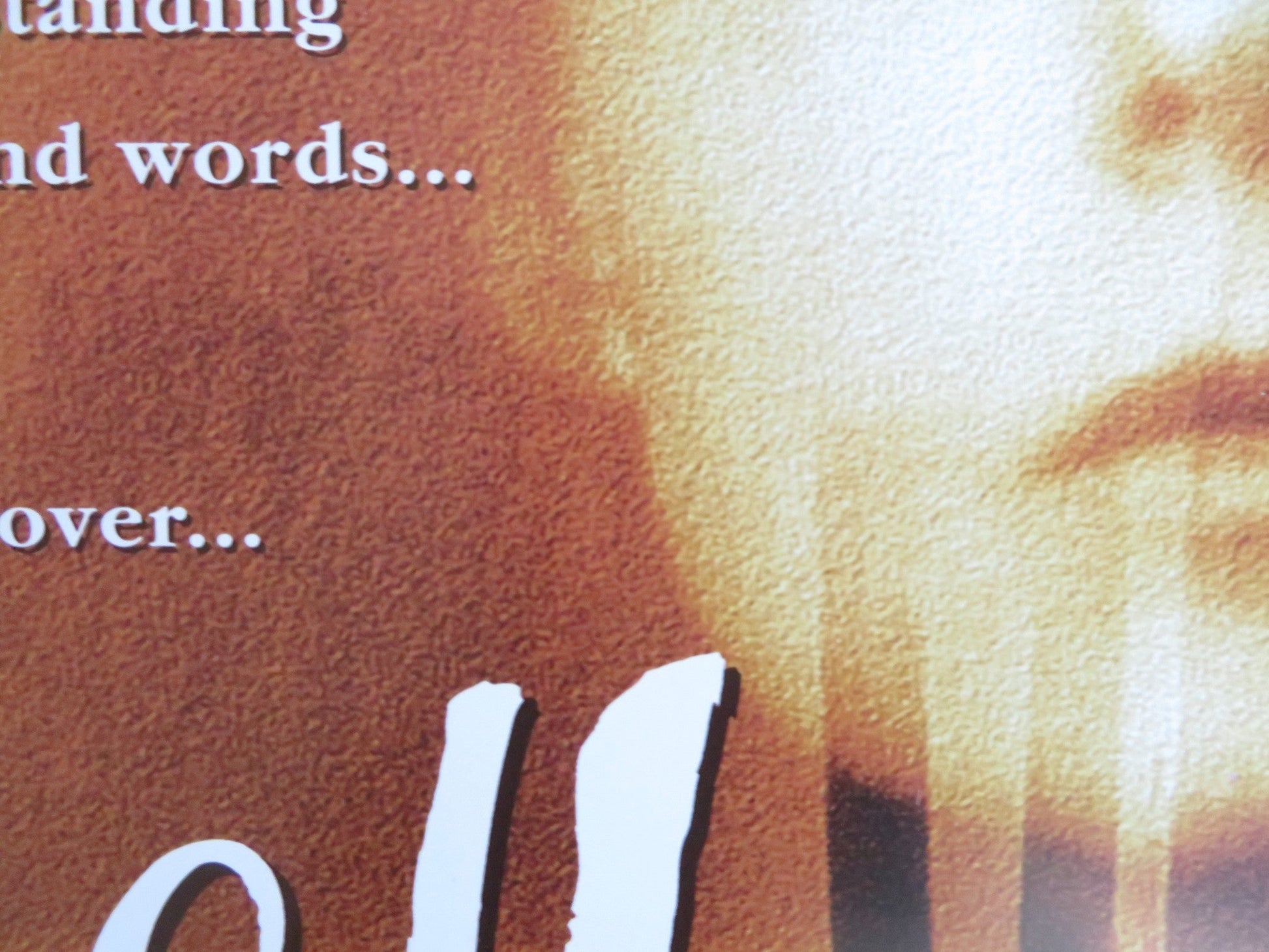 NELL VHS VIDEO POSTER JODIE FOSTER LIAM NEESON 1994 Rendezvous Cinema Movie posters