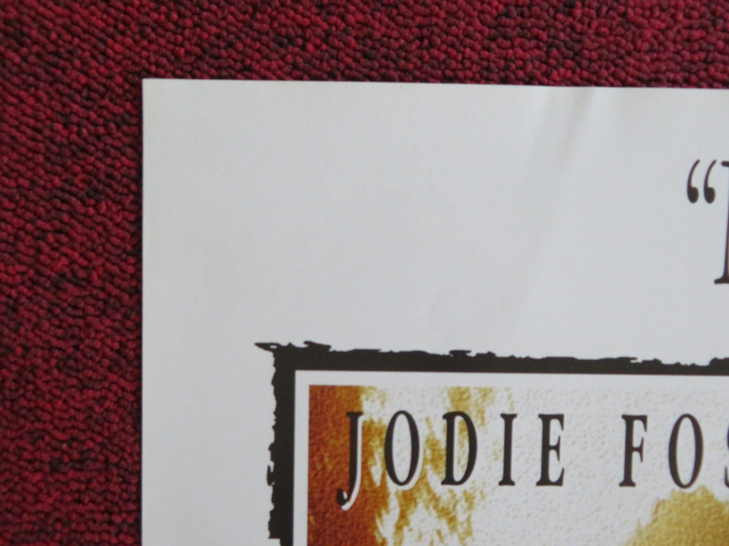 NELL VHS VIDEO POSTER JODIE FOSTER LIAM NEESON 1994 Rendezvous Cinema Movie posters