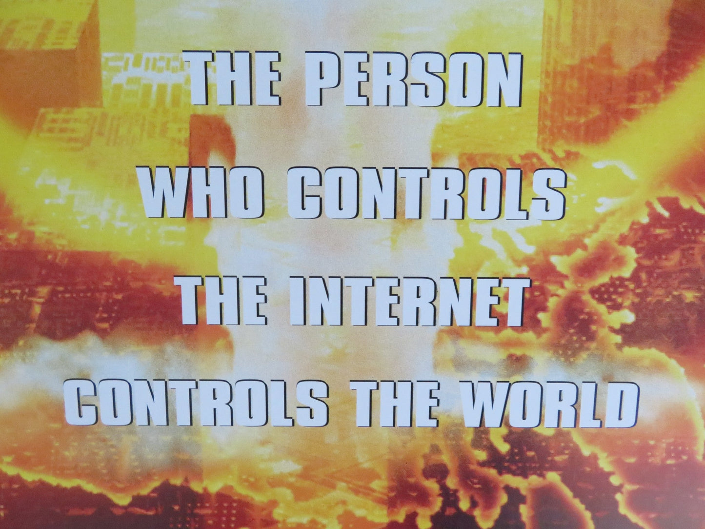 NETFORCE VHS POSTER POSTER SCOTT BAKULA JOANNA GOING 1999 Rendezvous Cinema Movie posters