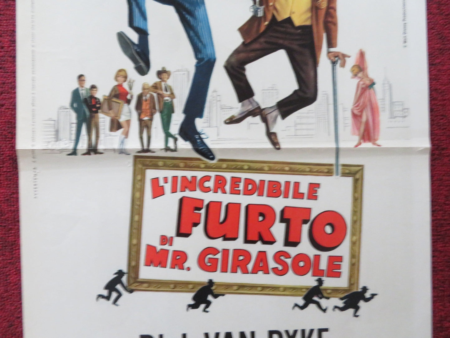 NEVER A DULL MOMENT ITALIAN LOCANDINA POSTER DISNEY DICK VAN DYKE 1969 Rendezvous Cinema Movie posters