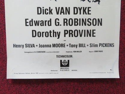 NEVER A DULL MOMENT ITALIAN LOCANDINA POSTER DISNEY DICK VAN DYKE 1969 Rendezvous Cinema Movie posters