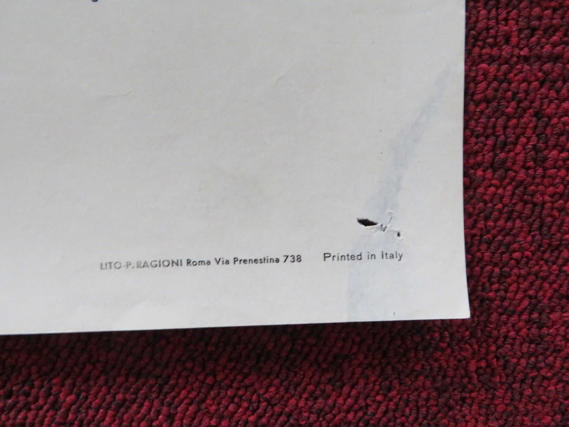 NEVER A DULL MOMENT ITALIAN LOCANDINA POSTER DISNEY DICK VAN DYKE 1969 Rendezvous Cinema Movie posters