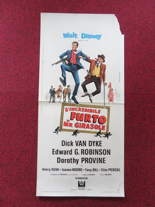 NEVER A DULL MOMENT ITALIAN LOCANDINA POSTER DISNEY DICK VAN DYKE 1969 Rendezvous Cinema Movie posters