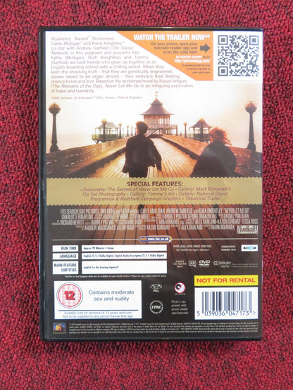 NEVER LET ME GO (DVD) CAREY MULLIGAN ANDREW GARFIELD 2010 REGION 2 Rendezvous Cinema Movie posters