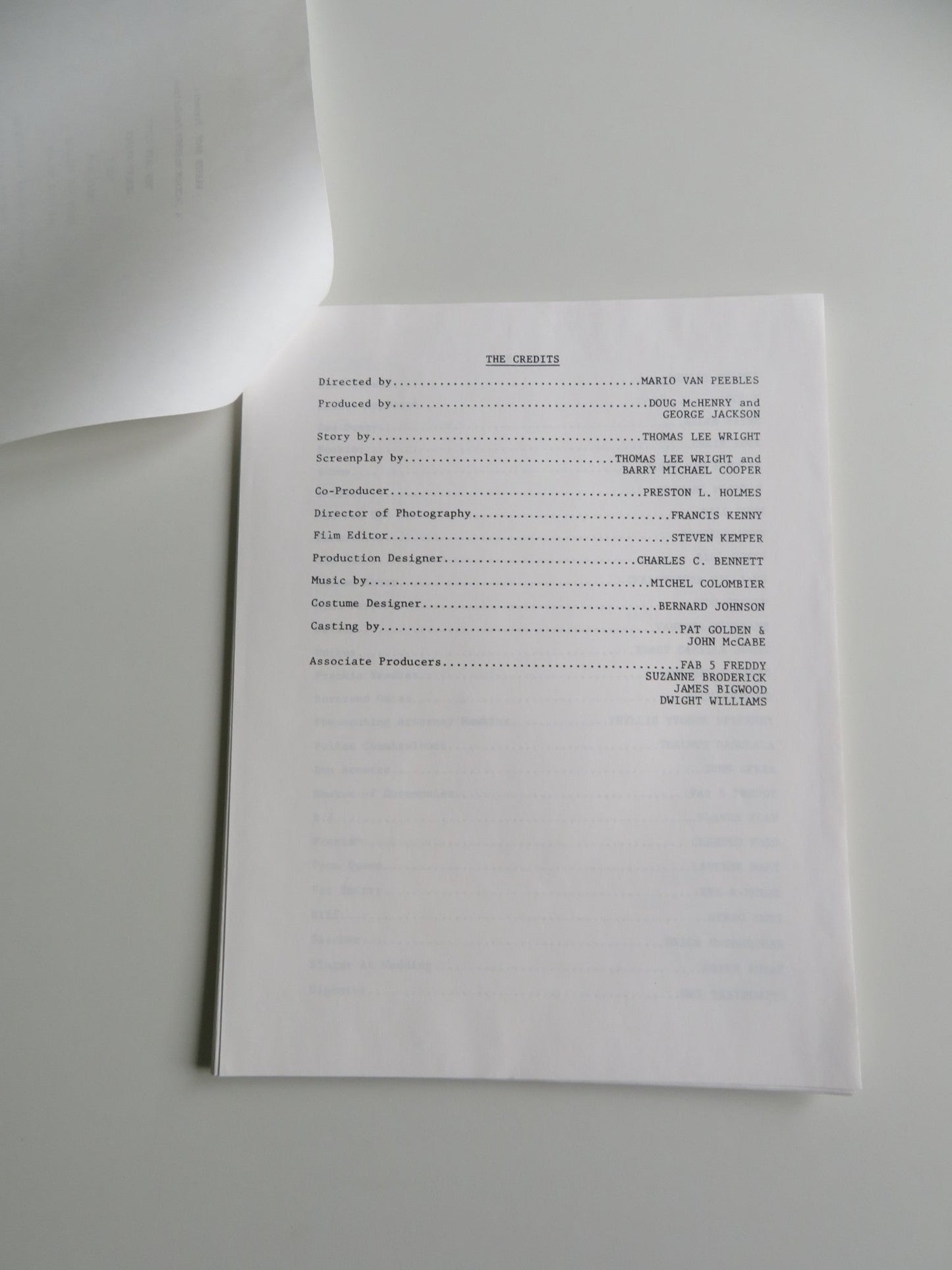 NEW JACK CITY PRESS KIT 1991 WESLEY SNIPES ICE - T CHRIS ROCK Movie posters