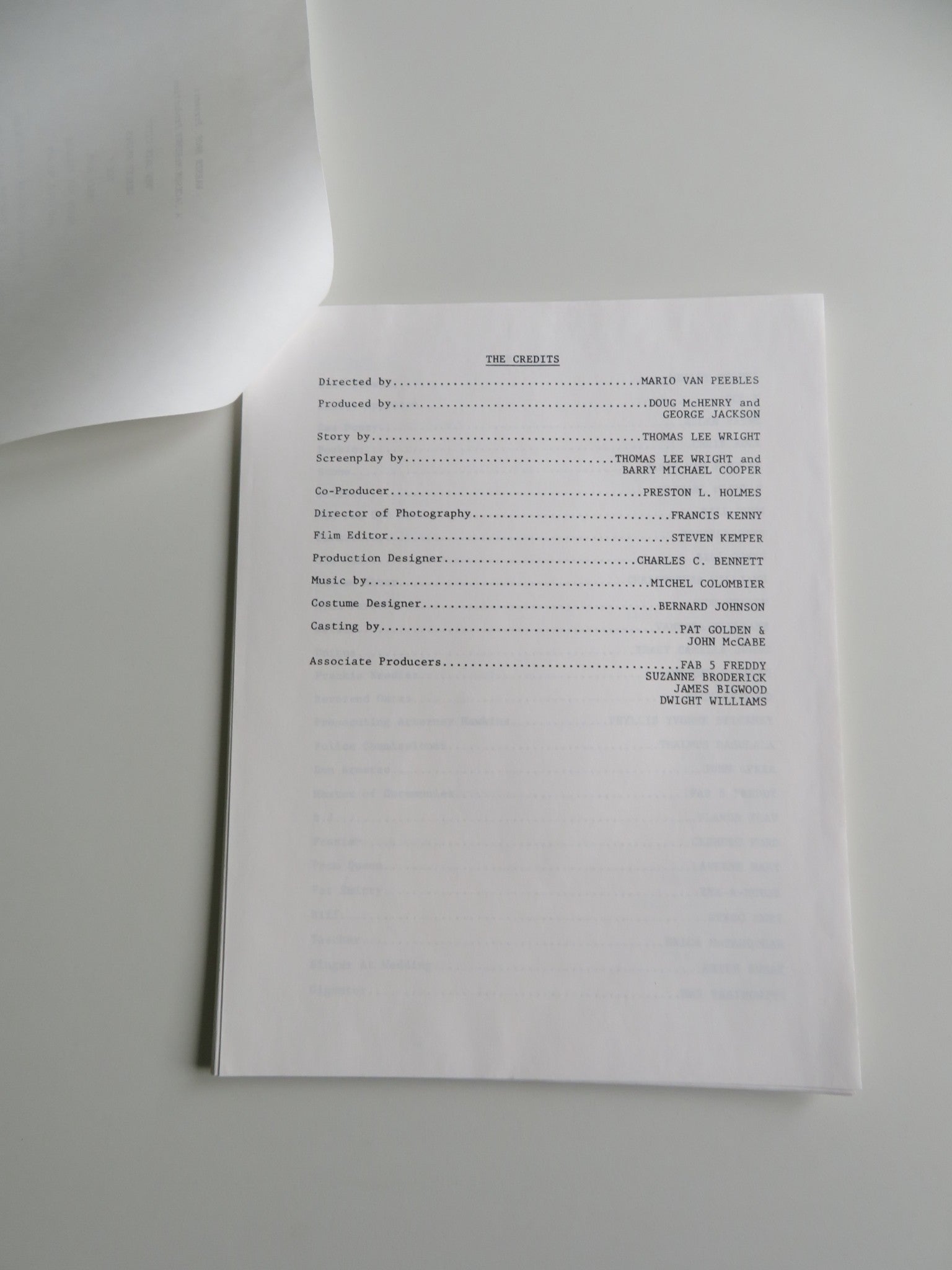 NEW JACK CITY PRESS KIT 1991 WESLEY SNIPES ICE - T CHRIS ROCK Movie posters