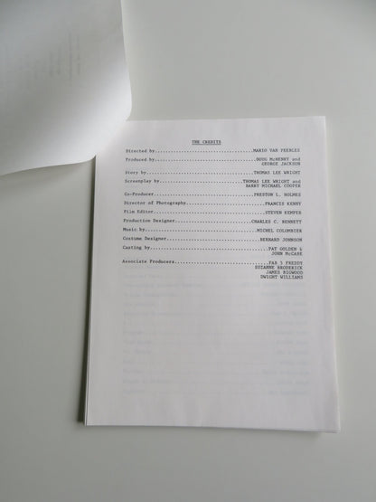 NEW JACK CITY PRESS KIT 1991 WESLEY SNIPES ICE - T CHRIS ROCK Movie posters