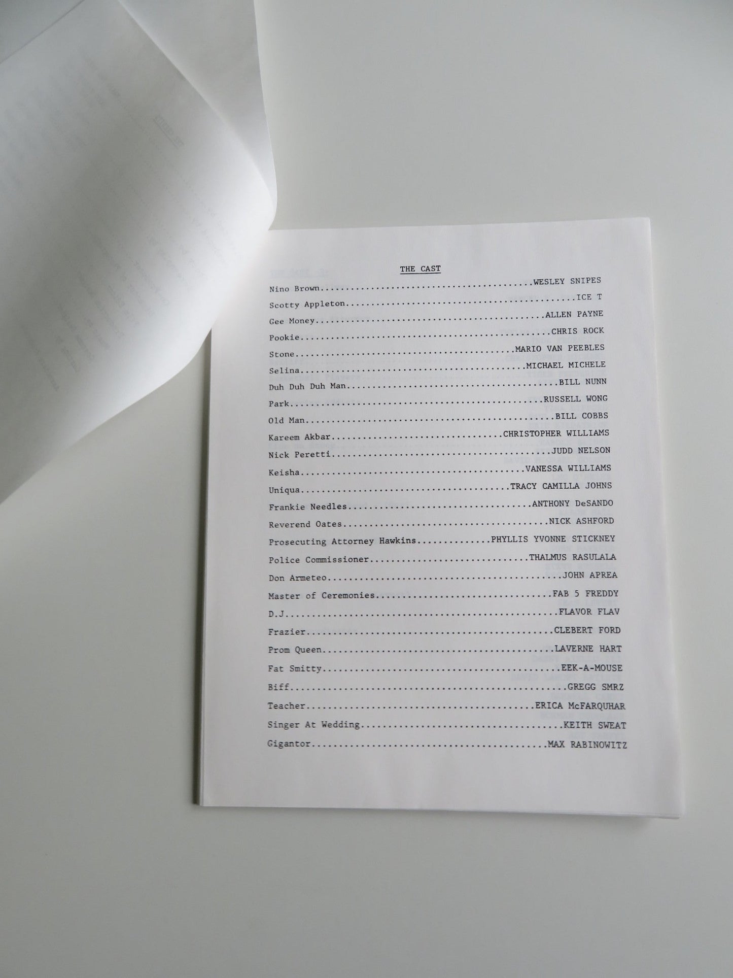 NEW JACK CITY PRESS KIT 1991 WESLEY SNIPES ICE - T CHRIS ROCK Movie posters