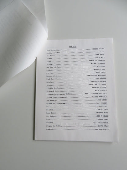 NEW JACK CITY PRESS KIT 1991 WESLEY SNIPES ICE - T CHRIS ROCK Movie posters