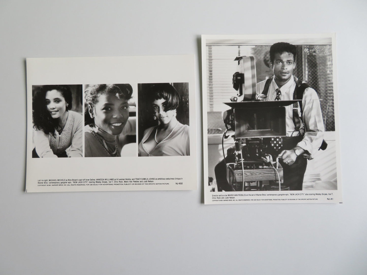 NEW JACK CITY PRESS KIT 1991 WESLEY SNIPES ICE - T CHRIS ROCK Movie posters