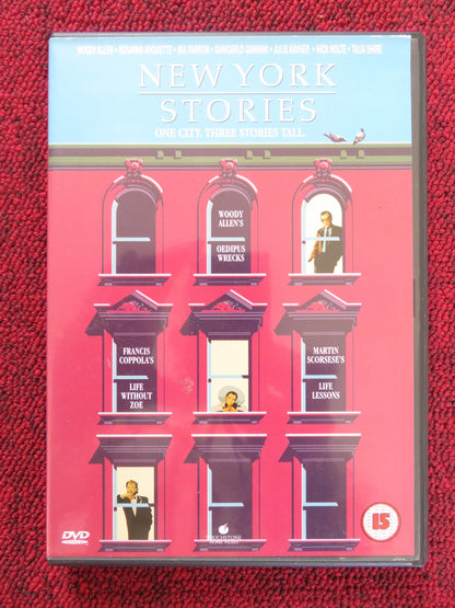NEW YORK STORIES (DVD) WOODY ALLEN NICK NOLTE COPPOLA SCORSESE 1989 REGION 2 Rendezvous Cinema Movie posters