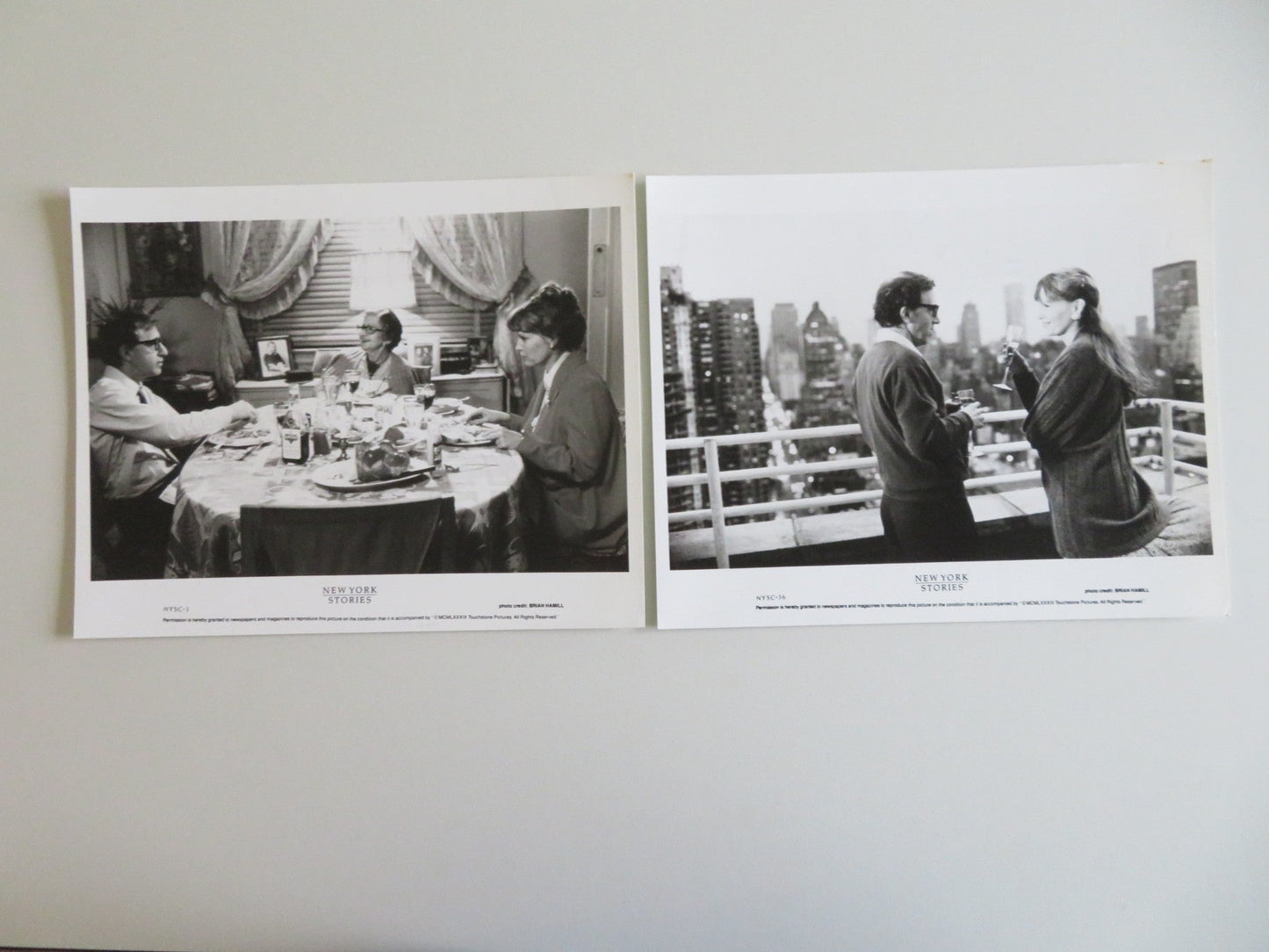 NEW YORK STORIES MOVIE STILL PHOTO LOT OF 10 WOODY ALLEN MIA FARROW 1989 - Rendezvous Cinema