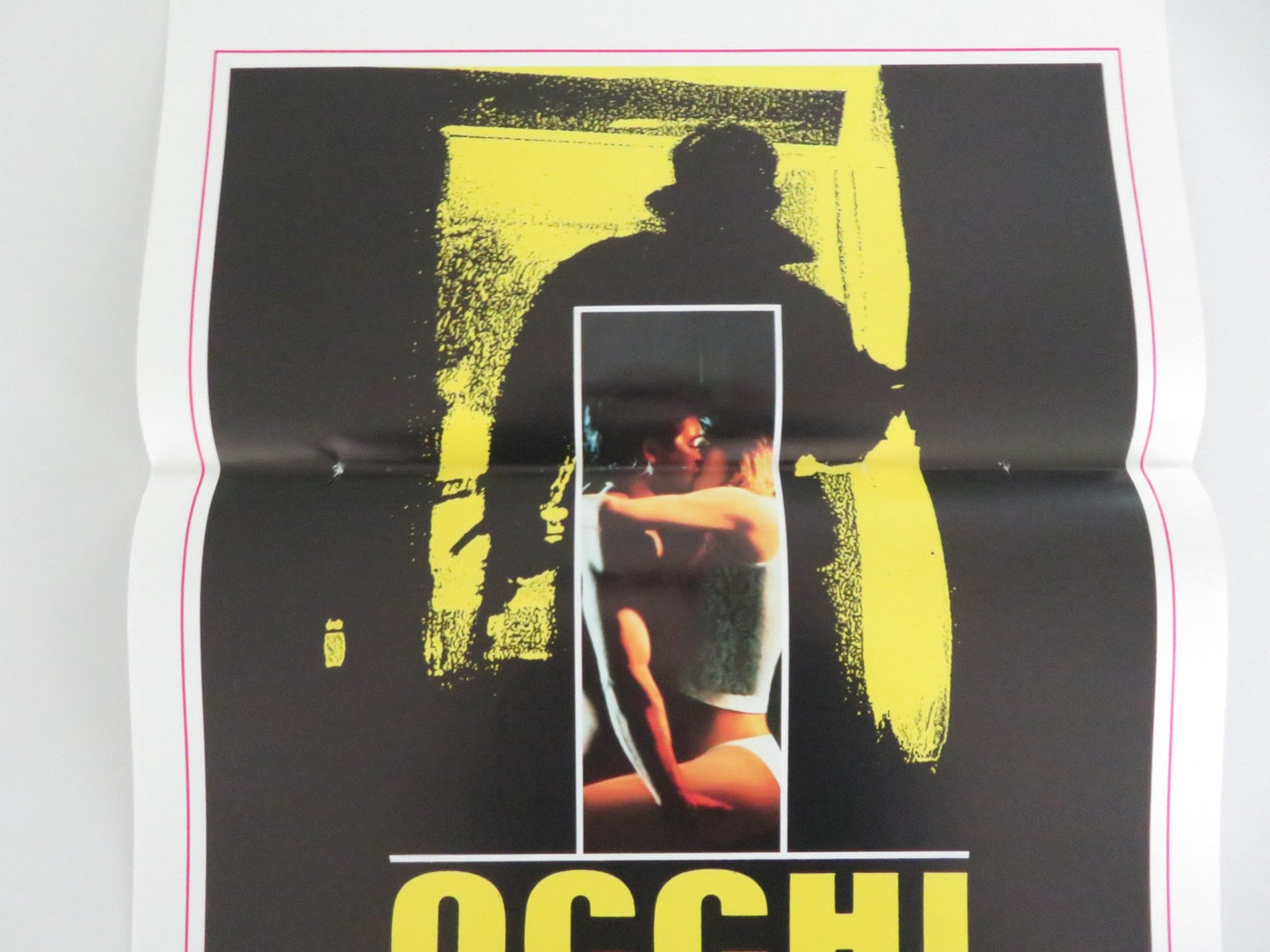 NIGHT EYES ITALIAN LOCANDINA POSTER ANDREW STEVENS TANYA ROBERTS 1990 Movie posters