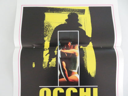 NIGHT EYES ITALIAN LOCANDINA POSTER ANDREW STEVENS TANYA ROBERTS 1990 Movie posters