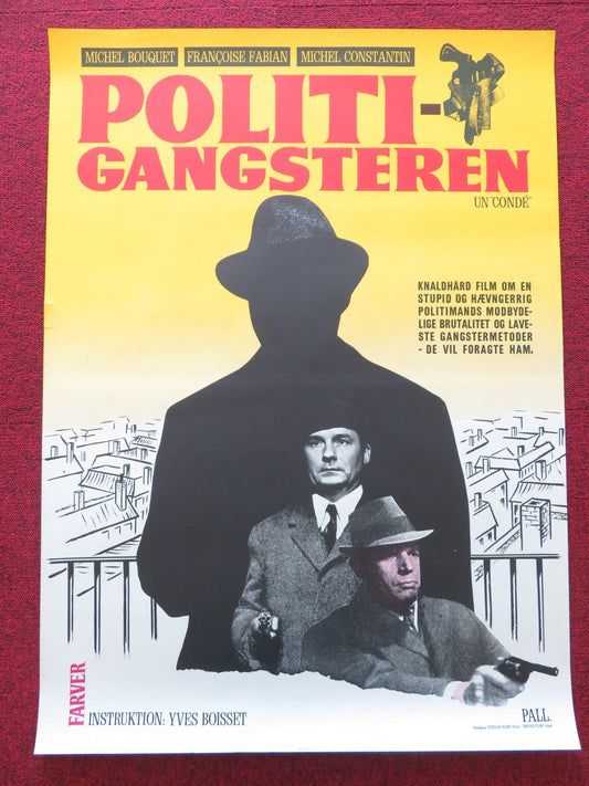 NIGHT OF THE EXECUTIONERS DANISH POSTER ROLLED MICHEL BOUQUET F. FABIAN 1971 Rendezvous Cinema Movie posters