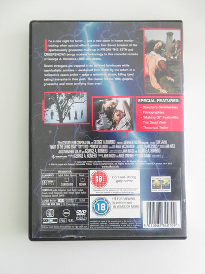 NIGHT OF THE LIVING DEAD (DVD) TONY TODD PATRICIA TALLMAN 1990 REGION 2 Movie posters