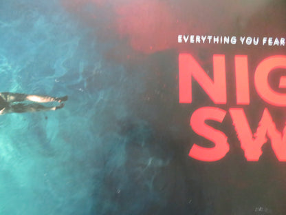 NIGHT SWIM UK QUAD ROLLED POSTER WYATT RUSSELL KERRY CONDON 2024 Rendezvous Cinema Movie posters