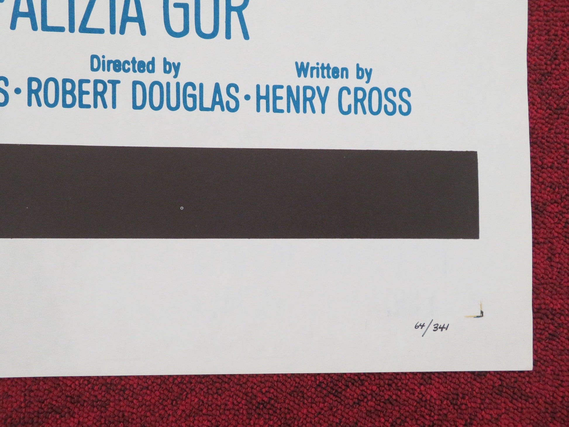 NIGHT TRAIN TO PARIS FOLDED US ONE SHEET POSTER LESLIE NIELSEN ALIZIA GUR 1964 Movie posters
