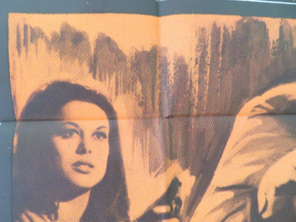 NIGHT TRAIN TO PARIS FOLDED US ONE SHEET POSTER LESLIE NIELSEN ALIZIA GUR 1964 Movie posters